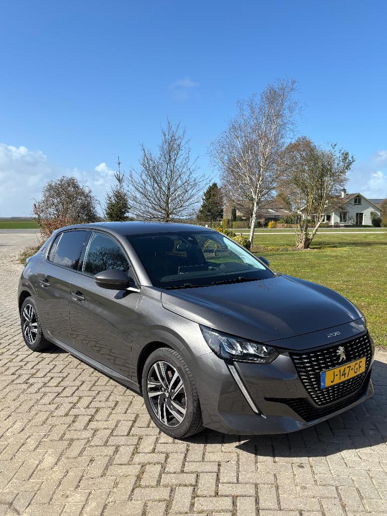 Peugeot 208 1.2 Puretech Allure 100pk 2020 Grijs, Auto's, Voorwielaandrijving, 49 €/maand, Origineel Nederlands, 1200 kg