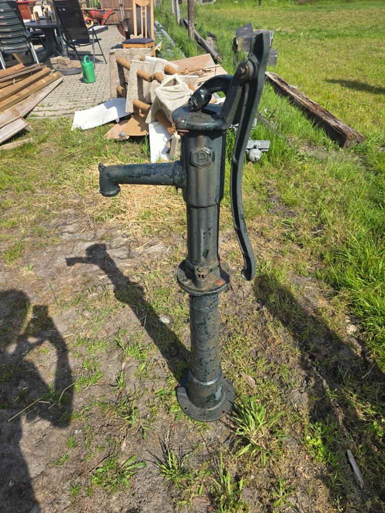 Antieke gietijzeren waterpomp, Antiek en Kunst, Ophalen of Verzenden