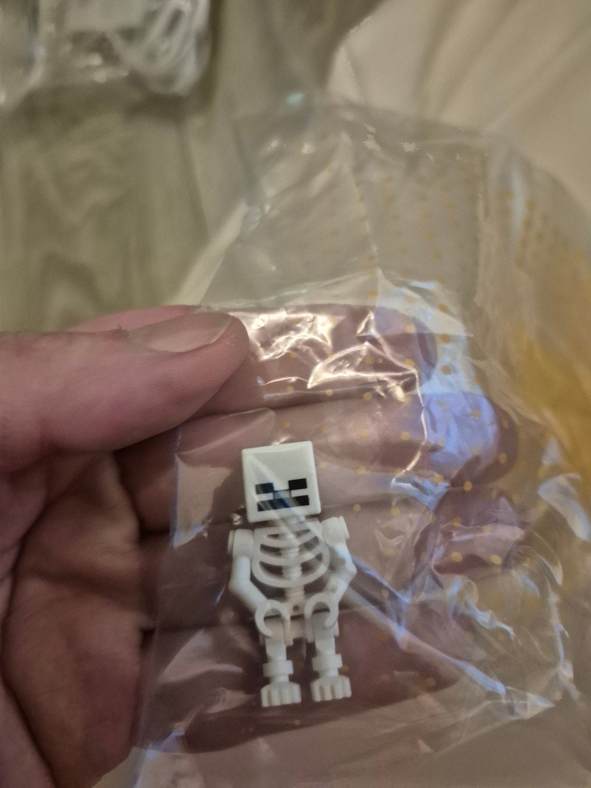 Minecraft skelet minifiguur (Lego), Ophalen of Verzenden, Nieuw