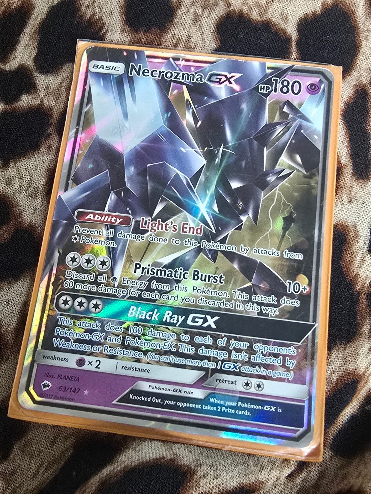 Pokémon Necrozma GX Kaart - Zo Goed als Nieuw, Ophalen of Verzenden
