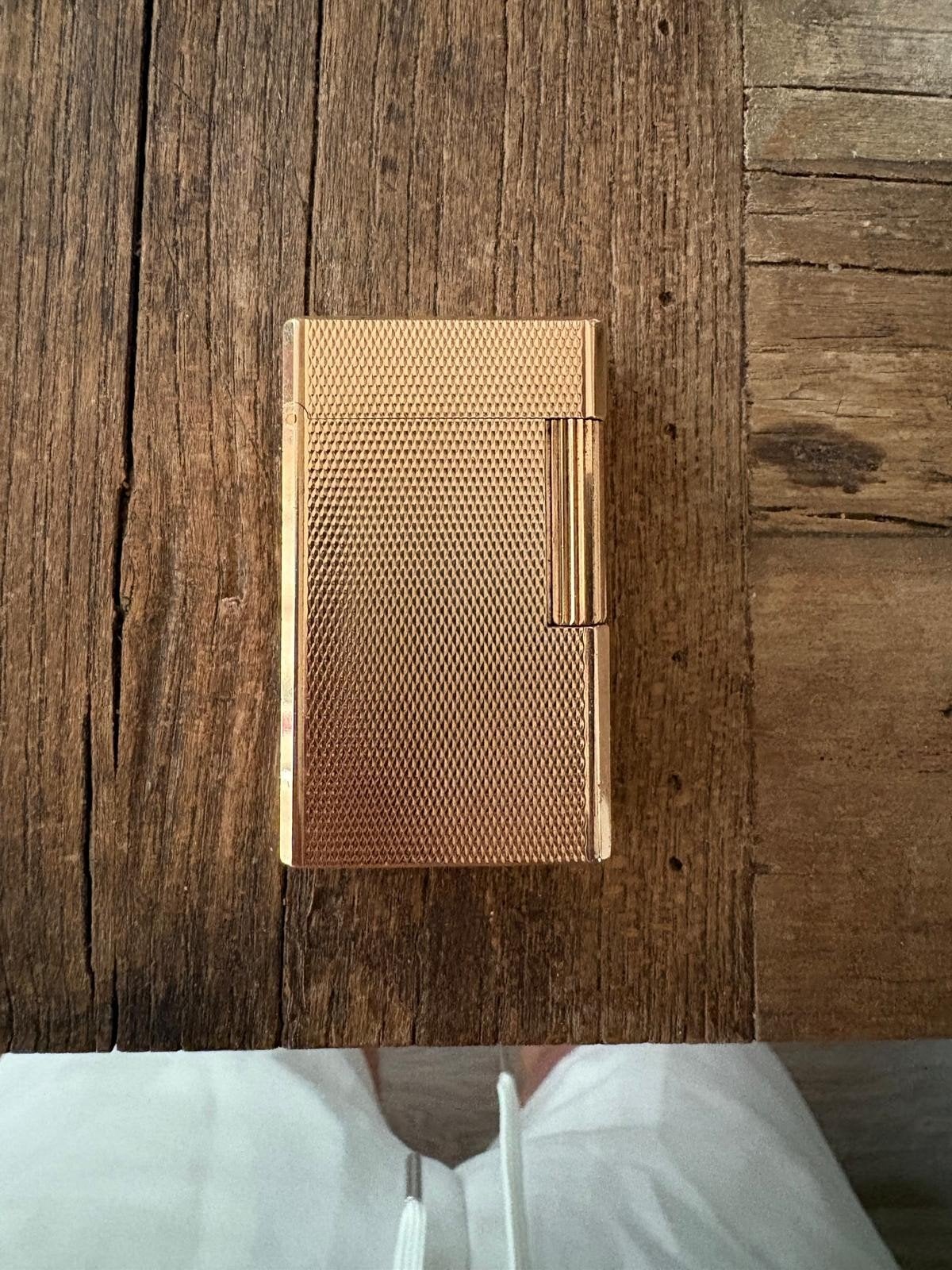 Vintage S.T. Dupont Aansteker Goudkleurig, Ophalen of Verzenden