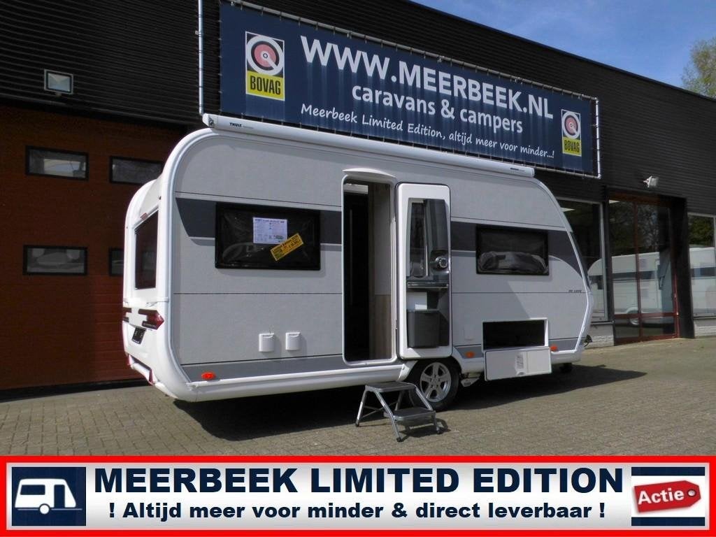 Hobby De Luxe 460 UFE 4139=KORTING MOVER+AIRCO+THULE+AS1500, Caravans en Kamperen, Rondzit, Hobby, Overige typen, 5 tot 6 meter