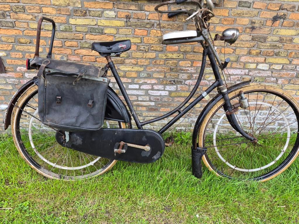 2 weduwe fiets, Ophalen, Terugtraprem, Onbekend, Jaren '50