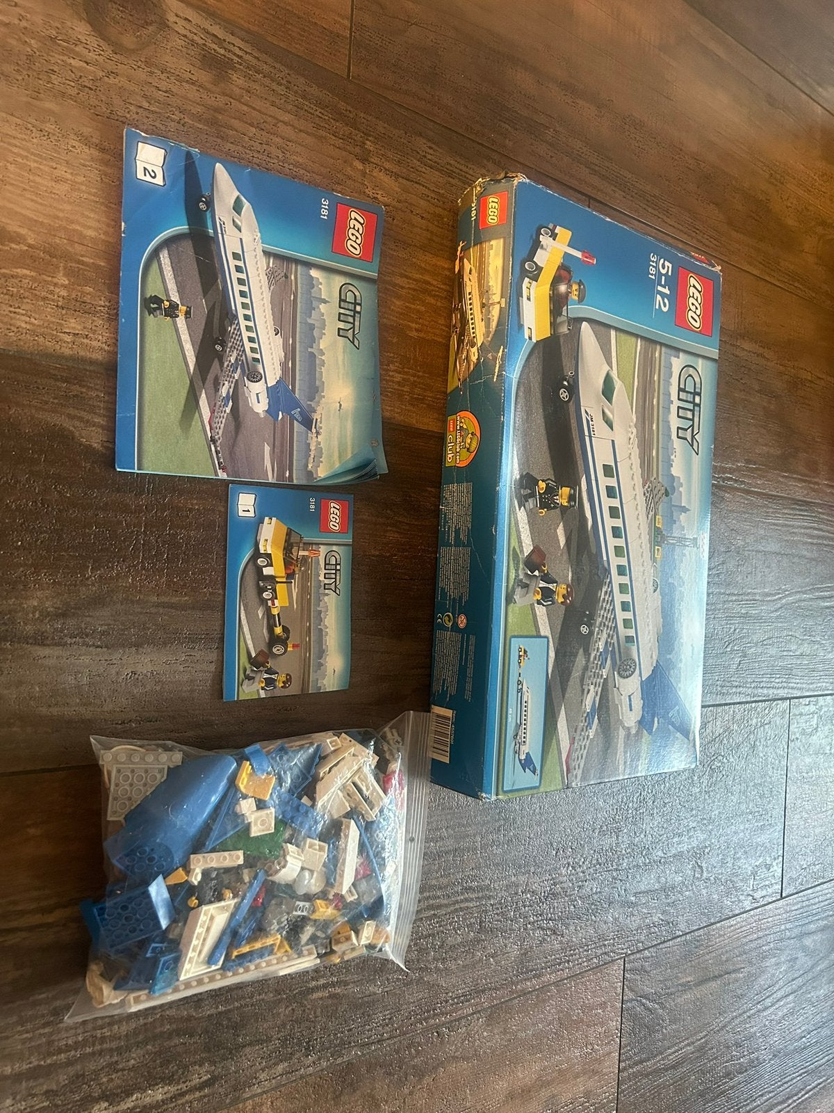 Lego city 3181 vliegtuig, Ophalen of Verzenden, Zo goed als nieuw