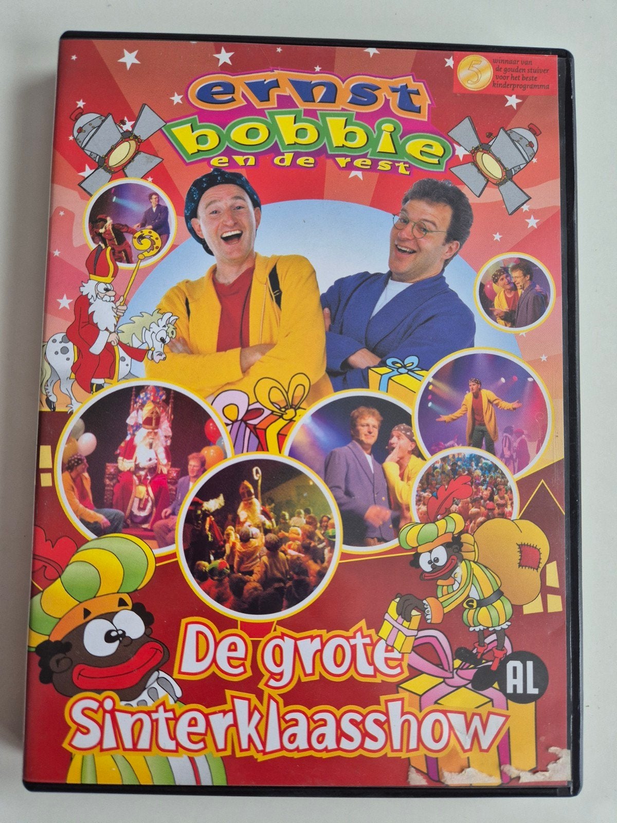 ernst bobbie en de rest - de grote sinterklaasshow dvd, Show, Alle leeftijden, Inclusief doosje, Zo goed als nieuw