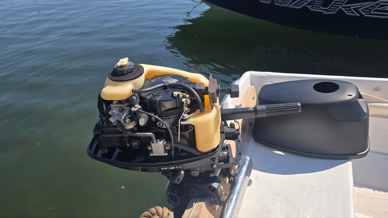 6 pk  4 takt motor en  prima  boottrailer ., Ophalen, Zo goed als nieuw, Buitenboordmotor, Trailer
