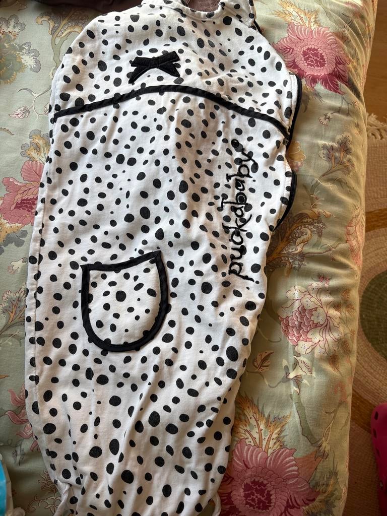 Puckababy slaapzakje met stippen, Ophalen of Verzenden, Gebruikt, Minder dan 70 cm, Slaapzak