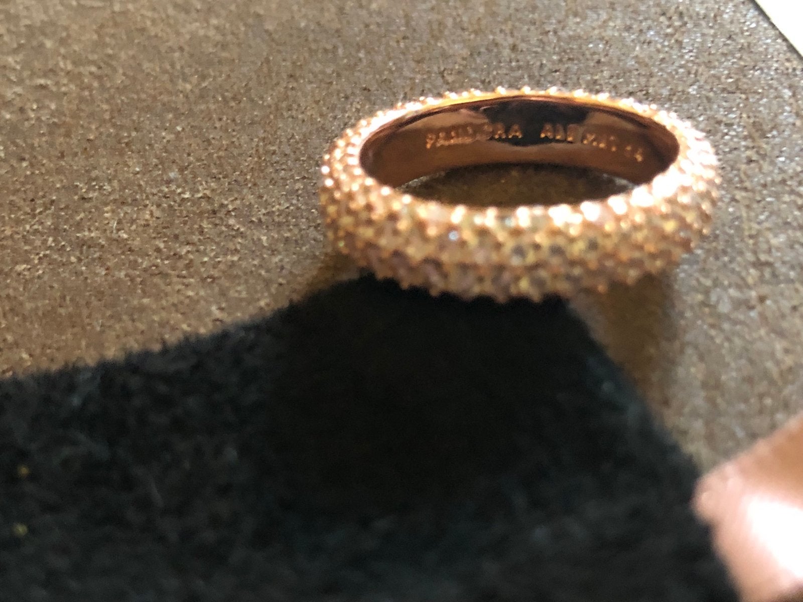 Prachtige unieke Pandora ring met zirkonia, Sieraden, Tassen en Uiterlijk, Ringen, Met kristal, Ophalen of Verzenden, Zo goed als nieuw