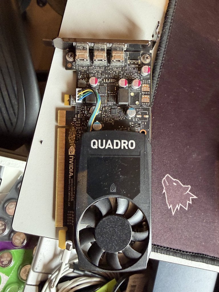 HP Nvidia Quadro P400 Low Profile, Computers en Software, Ophalen, PCI-Express 3, Gebruikt, DisplayPort