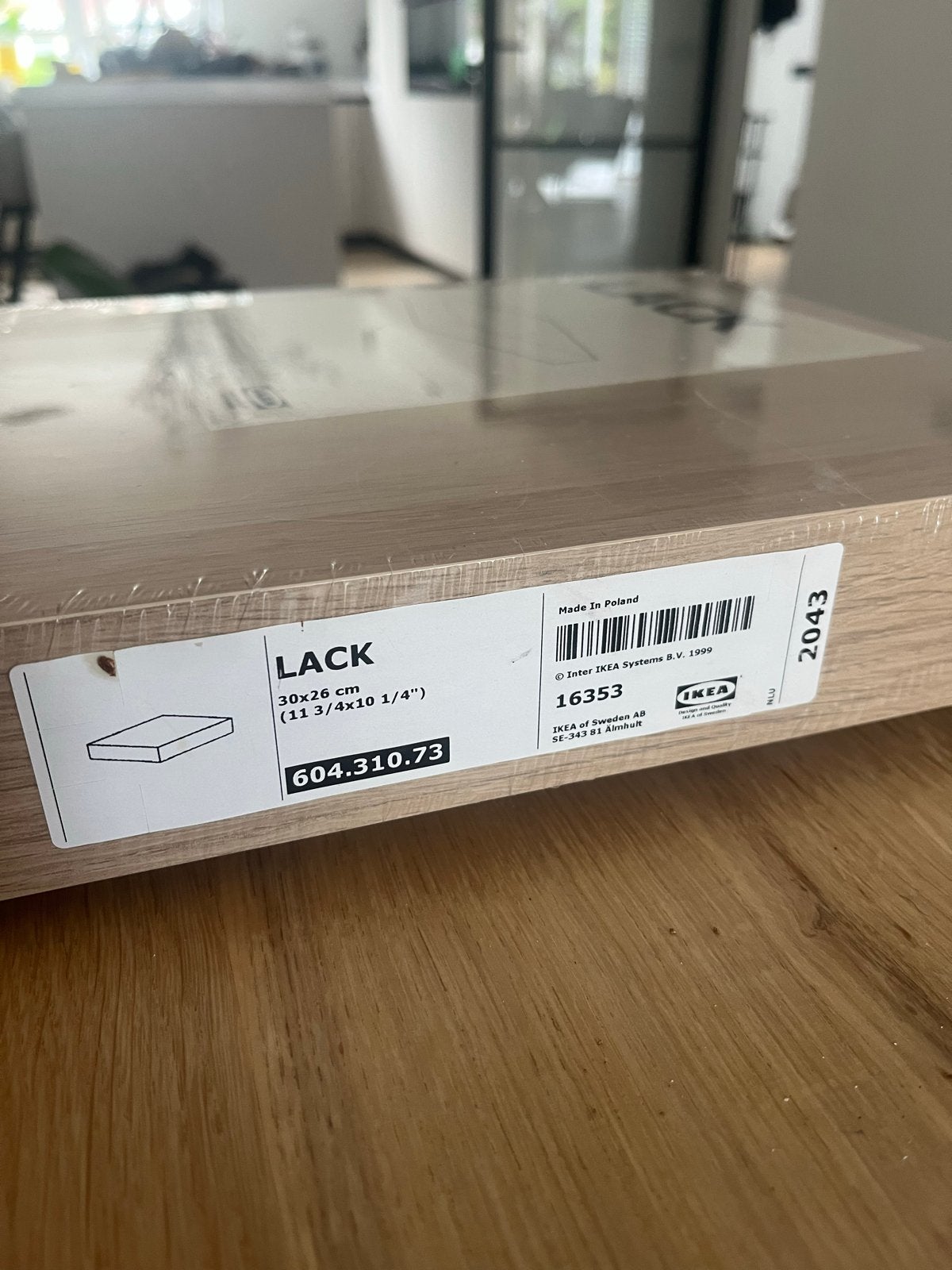 IKEA LACK plankje 30x26 cm - Nieuw in verpakking, Ophalen, Nieuw