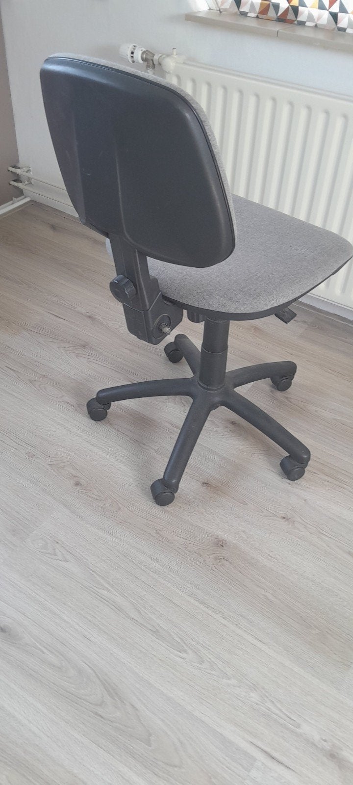 Grijze bureaustoel met wieltjes, Ophalen, Grijs