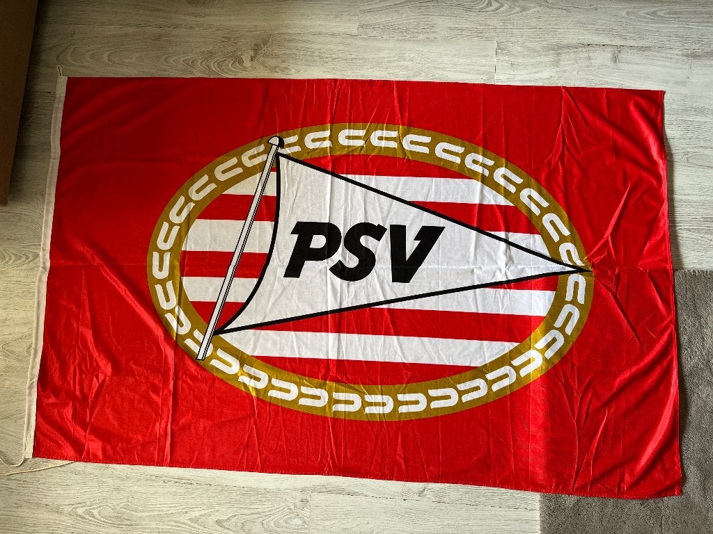 PSV Eindhoven Vlaggen Collectie - Drie Unieke Vlaggen, Verzamelen, Ophalen of Verzenden, Zo goed als nieuw, PSV, Overige typen