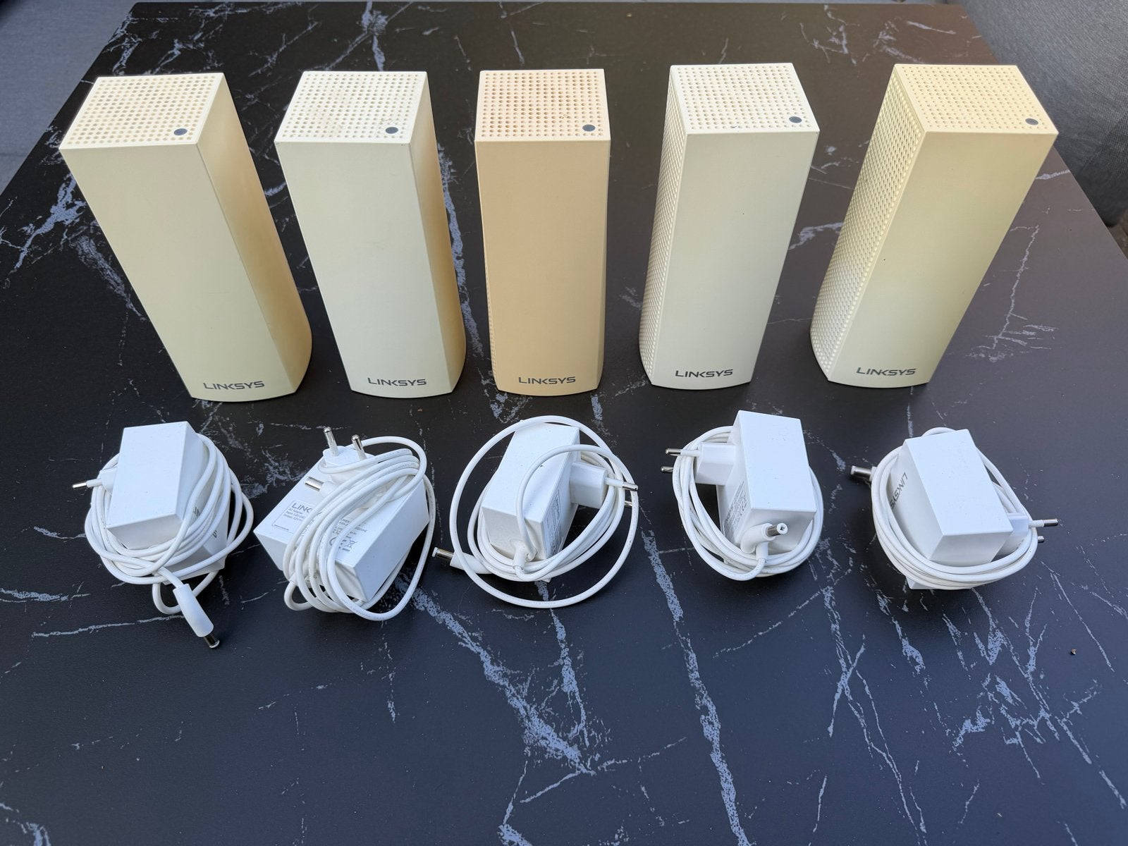 Linksys Velop WHW03 v2 Mesh WiFi Systeem (5 stuks), Ophalen of Verzenden, Gebruikt, Router