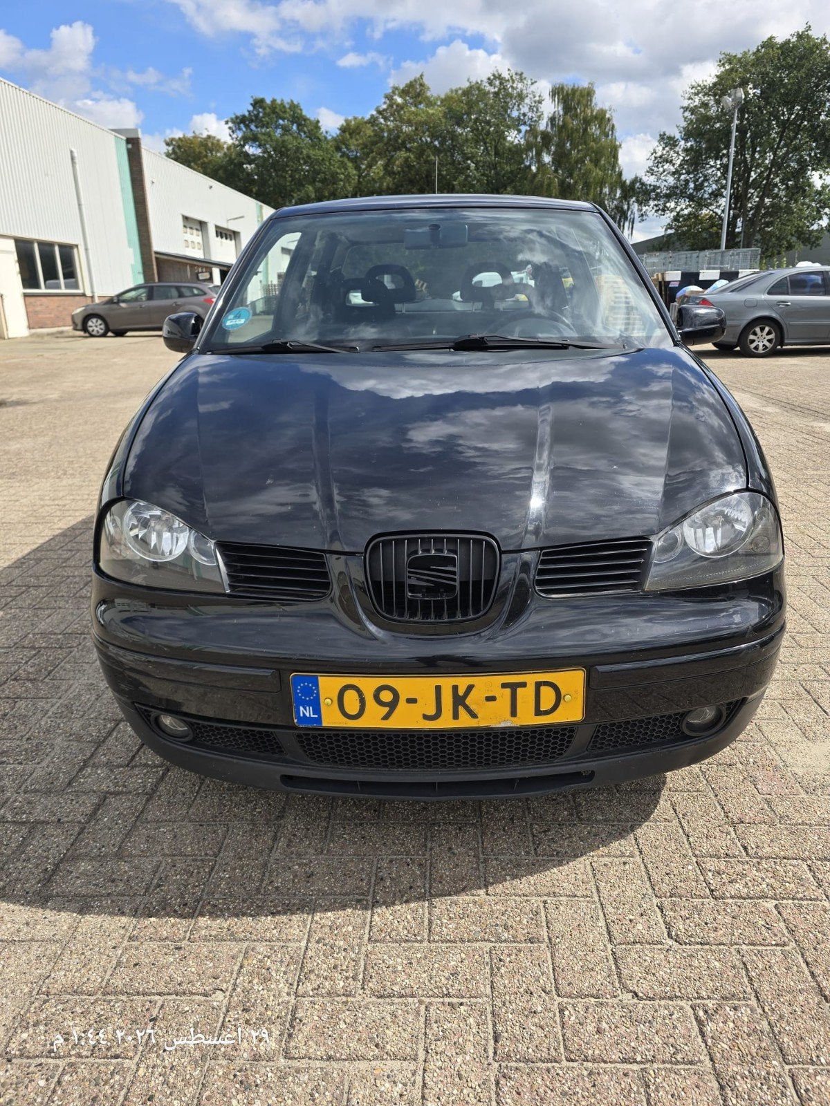 Seat Arosa 1.4 44KW AUT 2002 Zwart Automaat .177790KM.NAP, Auto's, 450 kg, 31 €/maand, 4 stoelen, Zwart