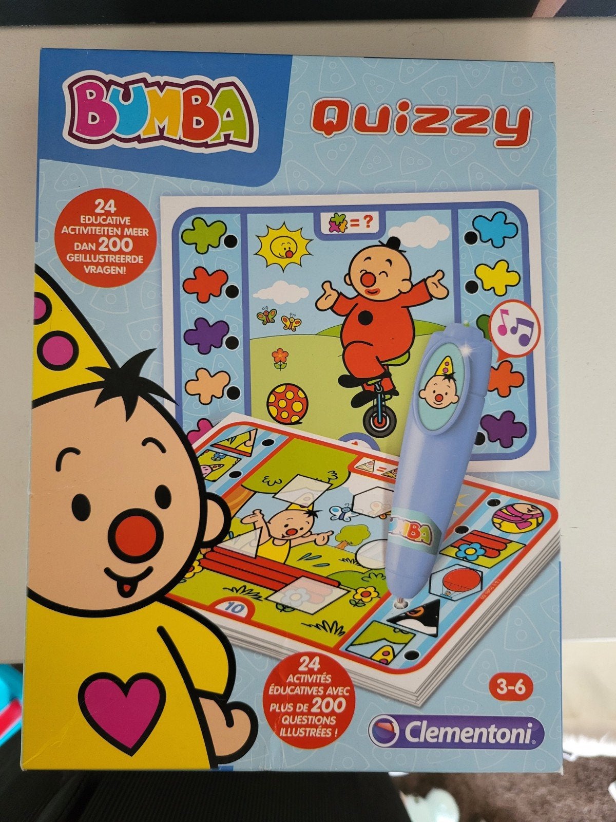 Bumba Quizzy Educatief Spel Clementoni 3-6 jaar, Kinderen en Baby's, Speelgoed | Educatief en Creatief, Ophalen of Verzenden, Gebruikt