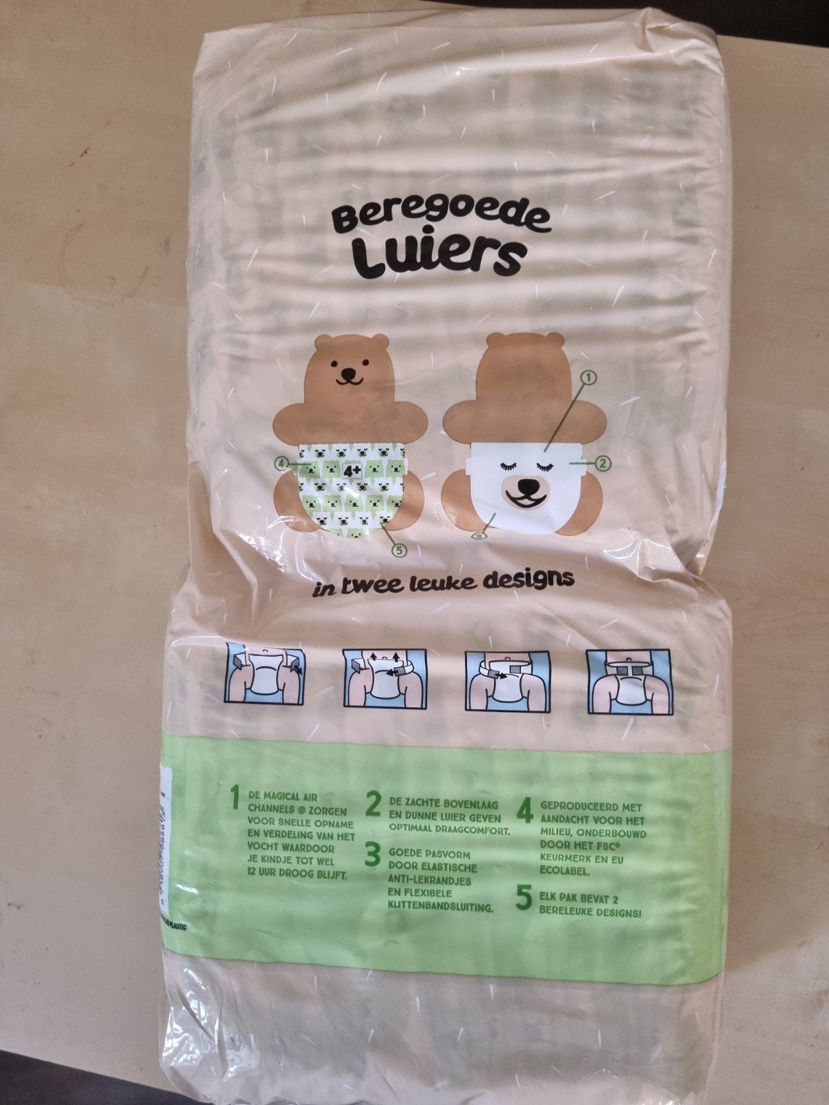 AH Luiers Maat 4+ (10-15kg) - Nieuw ongeopend, Ophalen, Nieuw