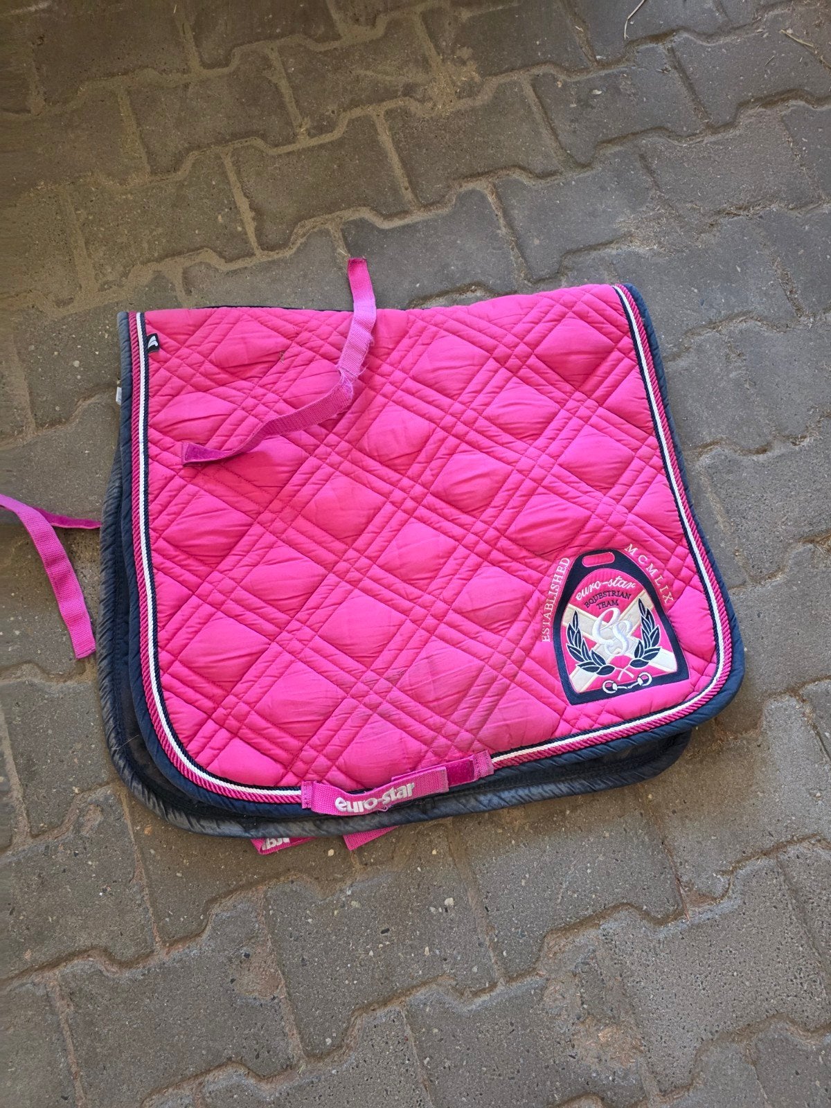euro star dekje roze full dressuur, Dieren en Toebehoren, Full (L), Gebruikt, Ophalen of Verzenden, Roze