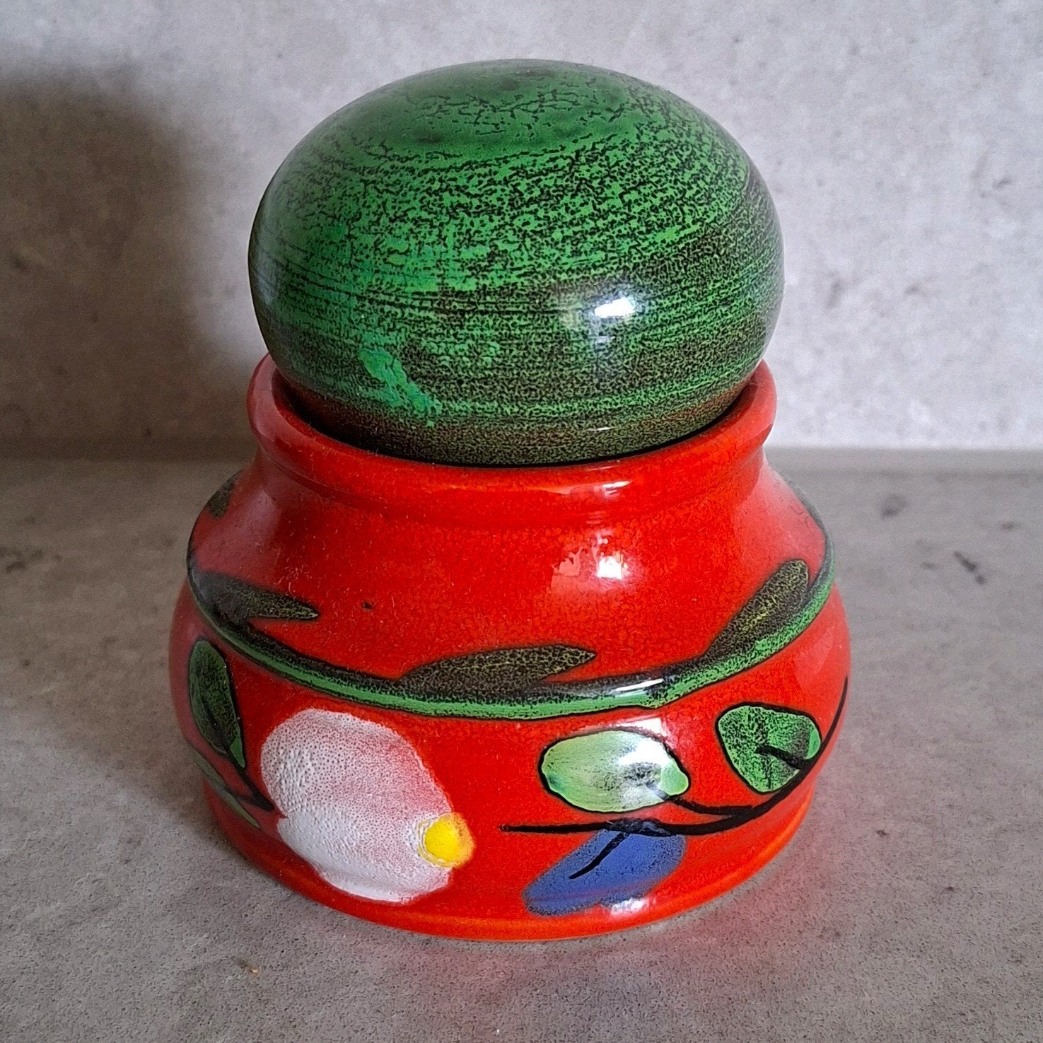 Vintage Zeller Keramiek "Kirmes" potje met deksel, Verzenden, Keramiek, Overige stijlen, Overige typen