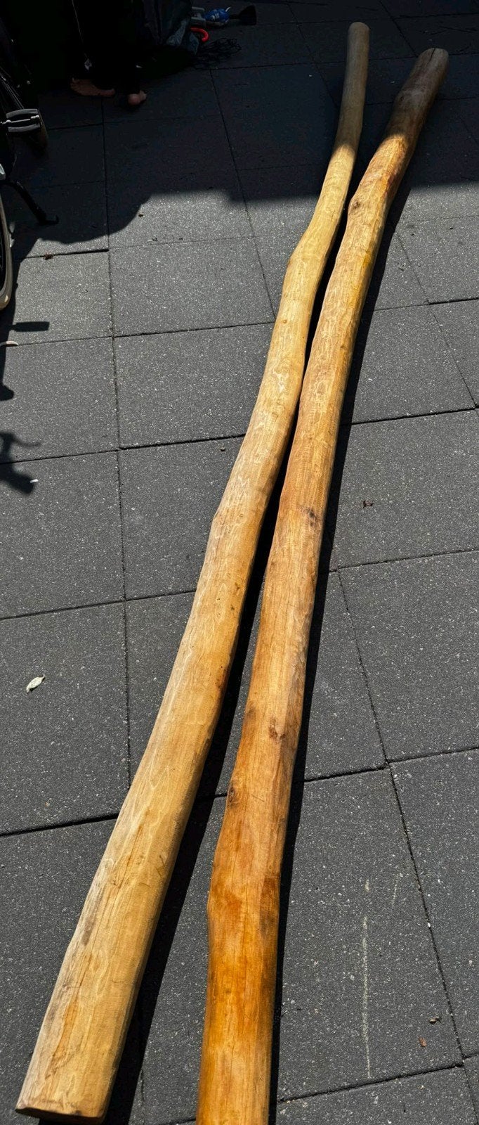 2 x houten paal robinia hout 450cm x 12, Tuin en Terras, Ophalen, Nieuw, 250 cm of meer, Palen