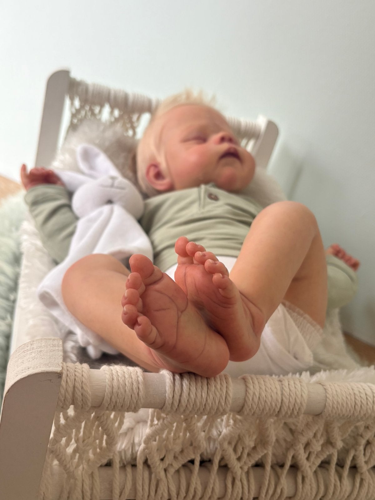 Zojuist geboren Eric by Joanna Kazmierczak met certificaat, Verzamelen, Ophalen of Verzenden, Nieuw, Babypop, Levensecht of Reborn