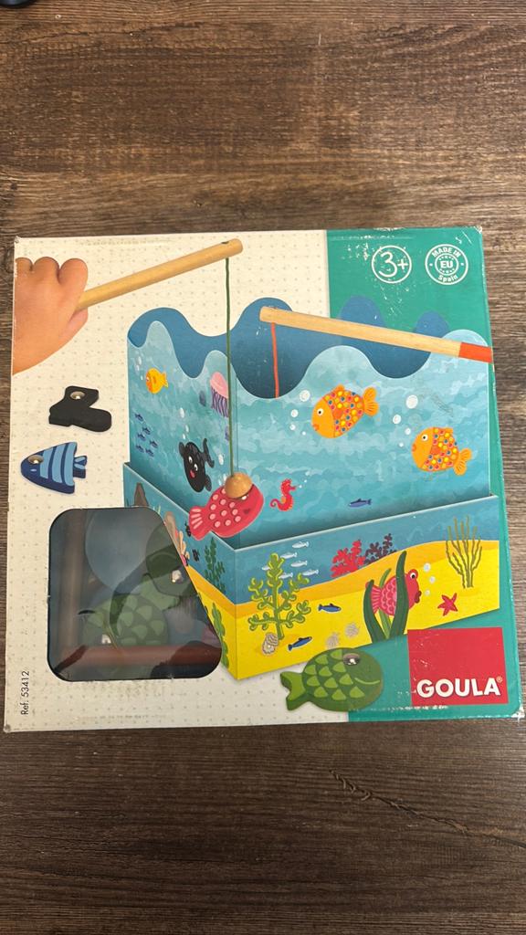 Goula Magnetisch Visspel - Educatief Houten Speelgoed, Kinderen en Baby's, Speelgoed | Overig, Ophalen of Verzenden, Zo goed als nieuw
