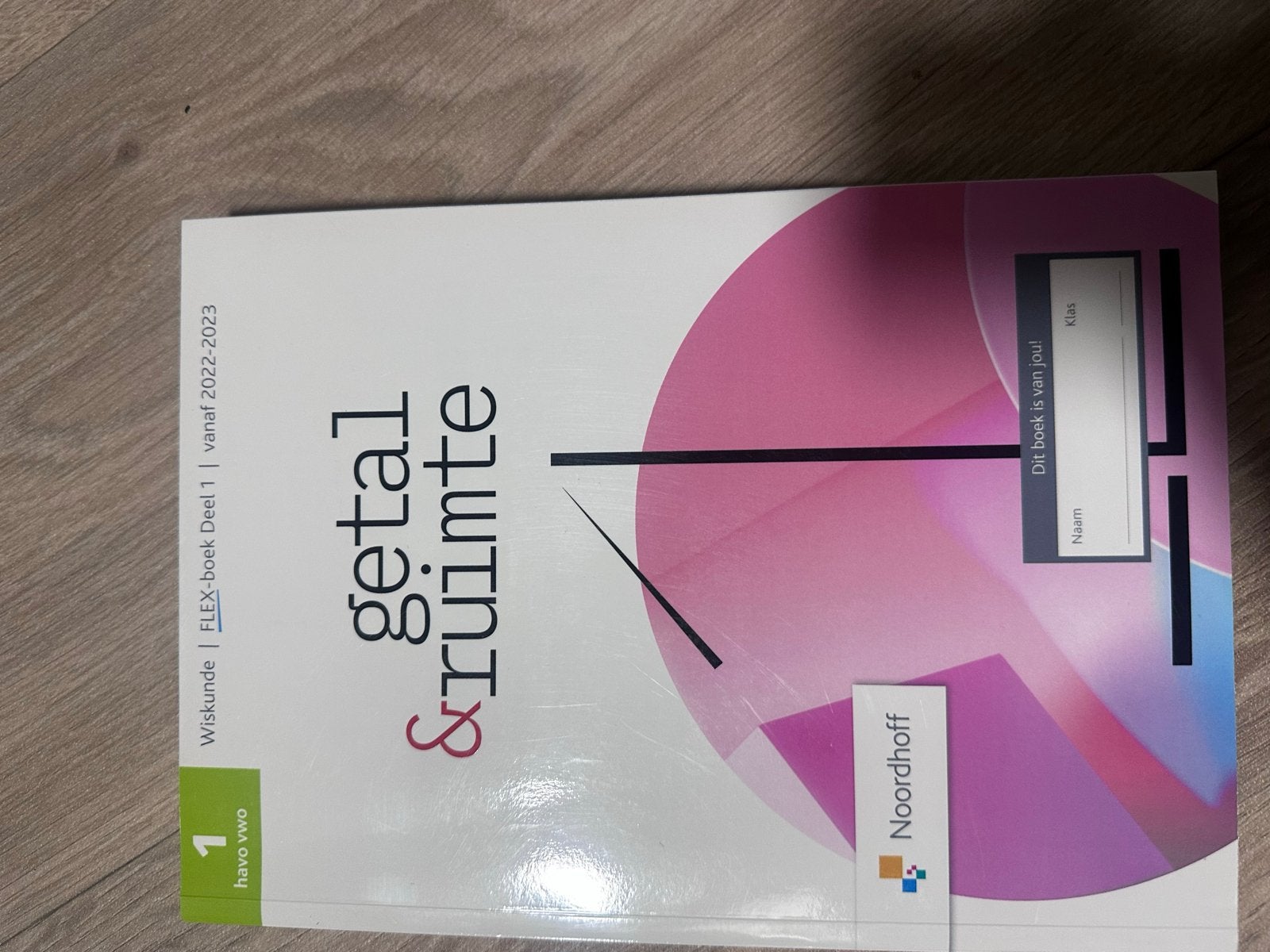 Getal & Ruimte Wiskunde FLEX-boek Deel 1 havo vwo, Boeken, Ophalen of Verzenden, Zo goed als nieuw, HAVO, Wiskunde A