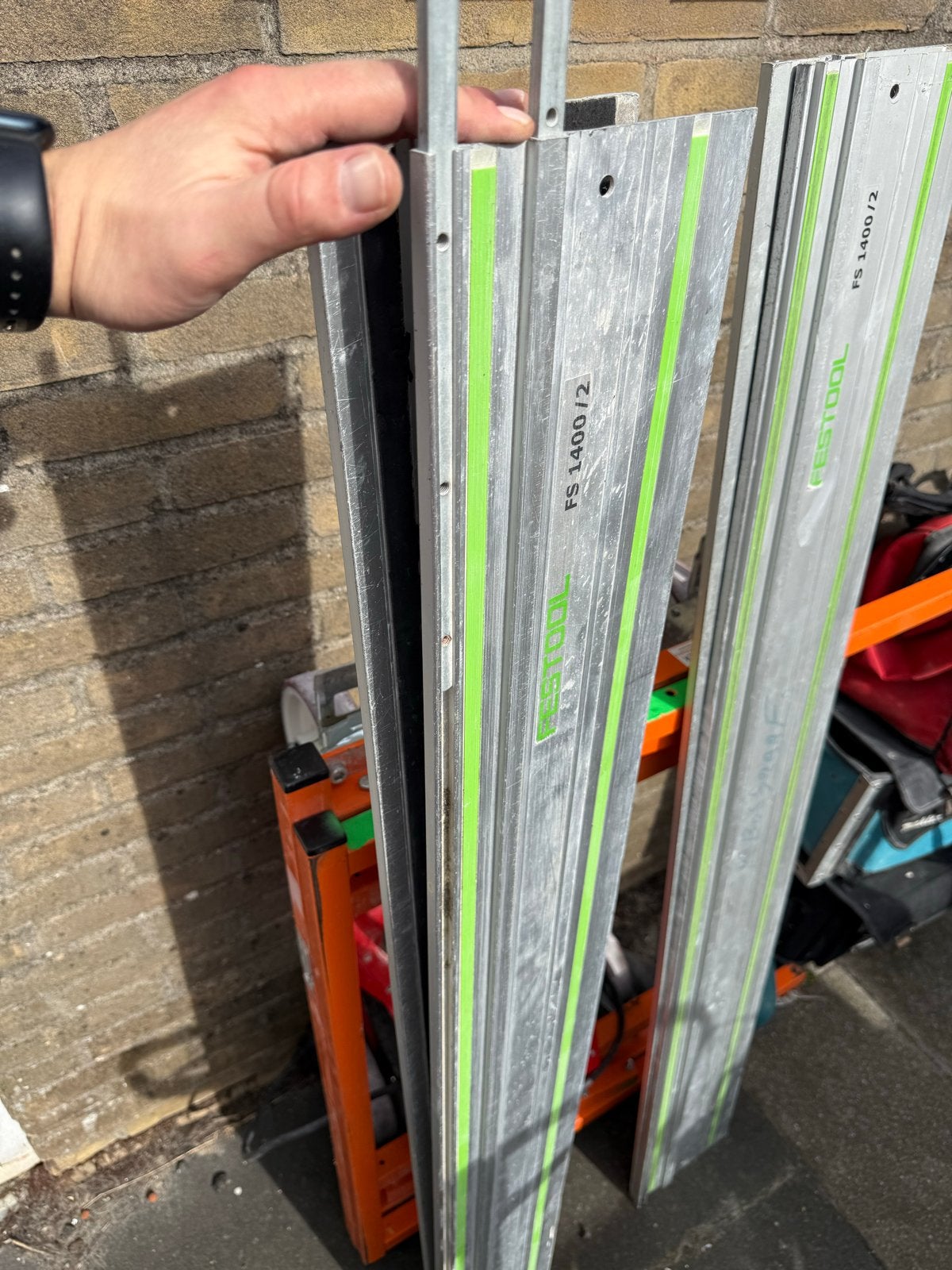 Festool Geleiderail FS 1400/2 - Gebruikt en veel andere spul, Ophalen of Verzenden, Gebruikt