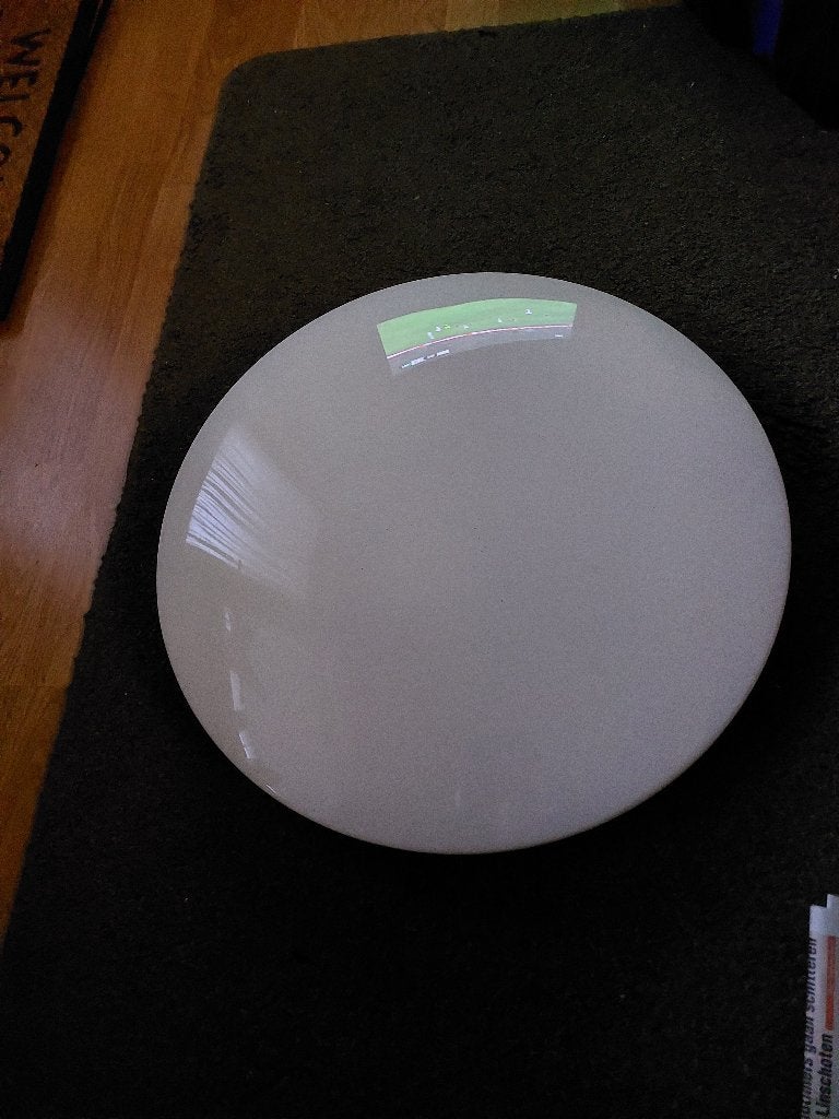 1 grote plafon lamp led met speciaal efect, LED, Ophalen of Verzenden, Zo goed als nieuw, Wit