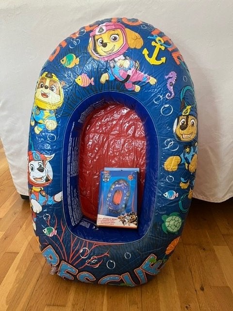 opblaasbare boot Paw Patrol 102 x 69 cm, Ophalen of Verzenden, Zo goed als nieuw