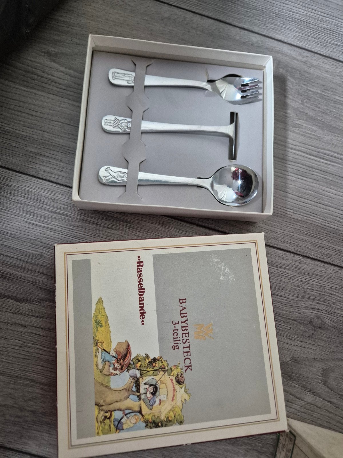 WMF Rasselbande kinderbestek zilver - 3-delig, Ophalen of Verzenden