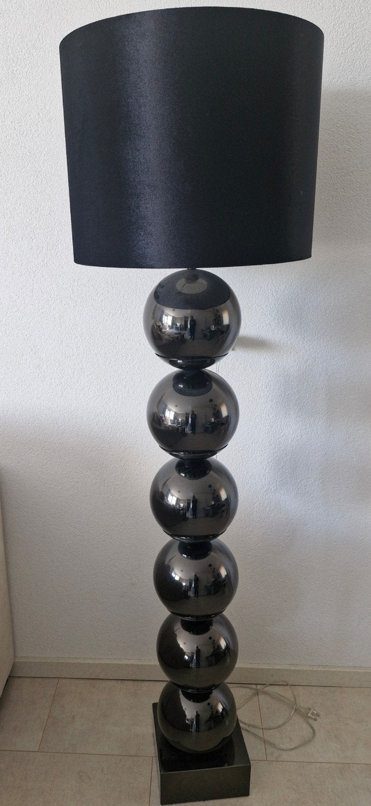 Bollamp, Huis en Inrichting, Lampen | Vloerlampen, Ophalen, Zo goed als nieuw, Minder dan 100 cm