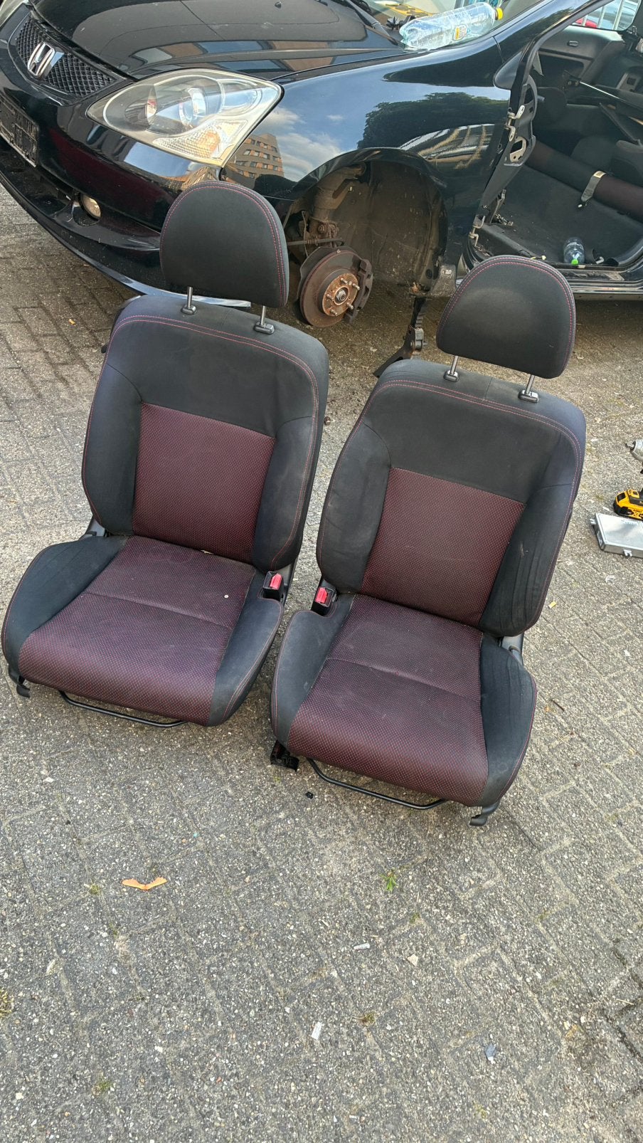 Stoelen met airbag honda civic ep2, Ophalen of Verzenden