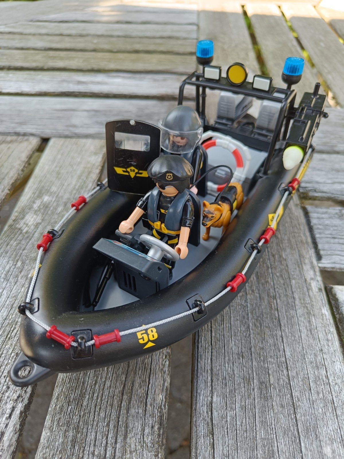 Playmobil boot arrestatieteam, Ophalen, Gebruikt, Complete set, City action