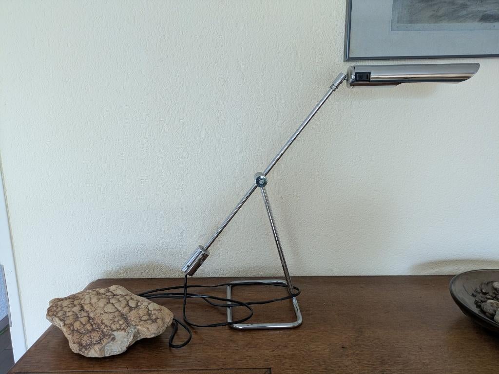ABO randers  bureau lamp, Huis en Inrichting, Lampen | Tafellampen, Gebruikt, Minder dan 50 cm, Metaal, Ophalen