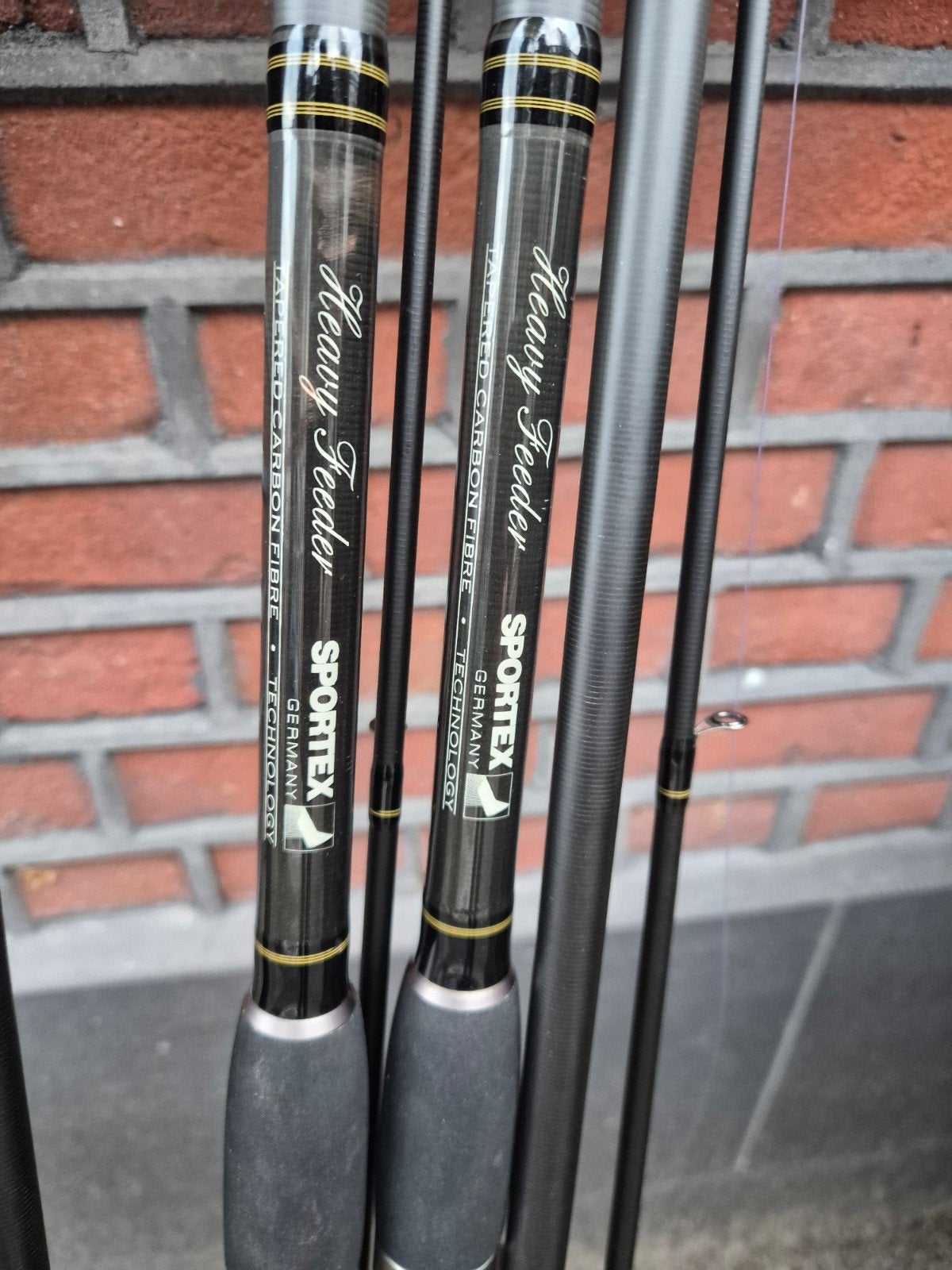 3x Sportex Heavy Feeder Hengels HF 4208 - 420 cm, 150-200g, Ophalen of Verzenden, Zo goed als nieuw, Werphengel