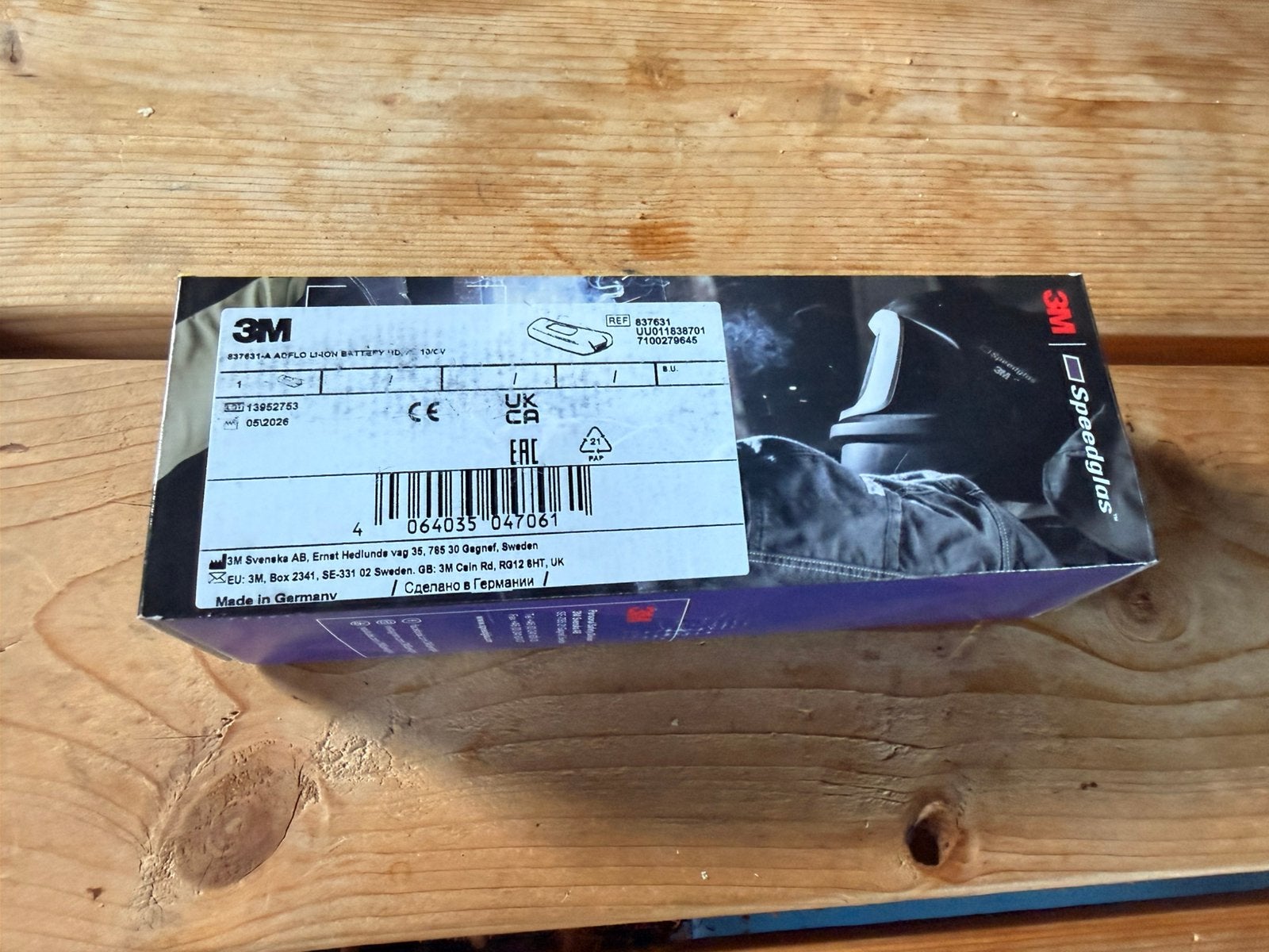 3M Speedglas Adflo batterij Li-ion heavy duty 837631 nieuw., Ophalen of Verzenden, Nieuw