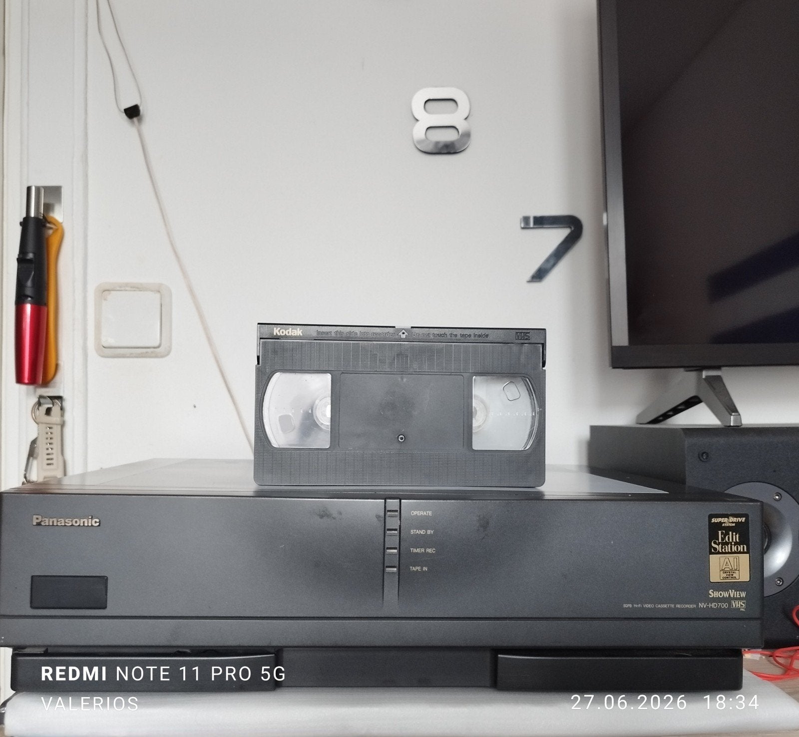 PANASONIC video recorder NV-HD 700., Ophalen of Verzenden, Gebruikt
