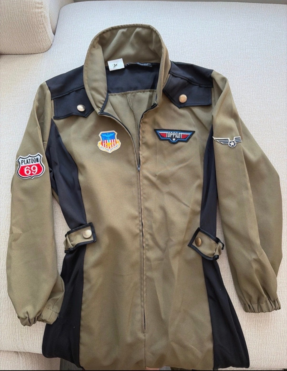 Top Gun Piloot Kostuum - Maat 44, Carnaval, Maat 42/44 (L), Ophalen of Verzenden, Zo goed als nieuw