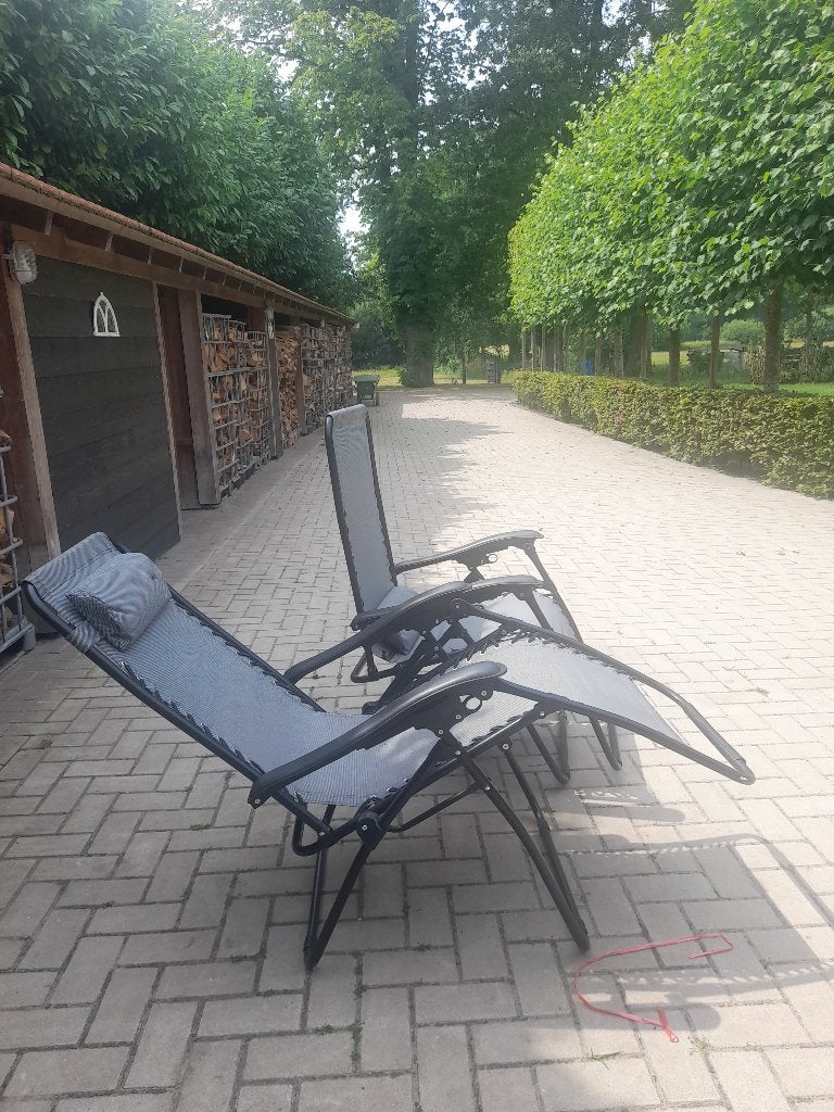 Tuinstoelen, Tuin en Terras, Ophalen, Gebruikt, Overige materialen, Verstelbaar