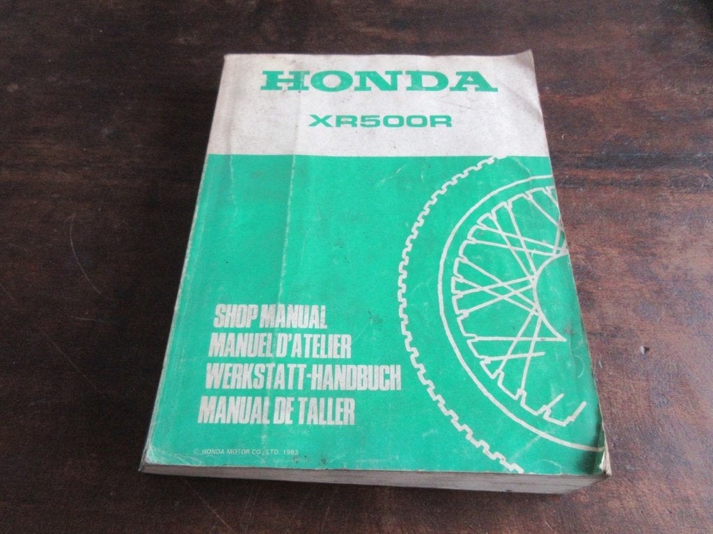 Honda XR500R shop manual werkplaatshandboek, Ophalen of Verzenden, Honda