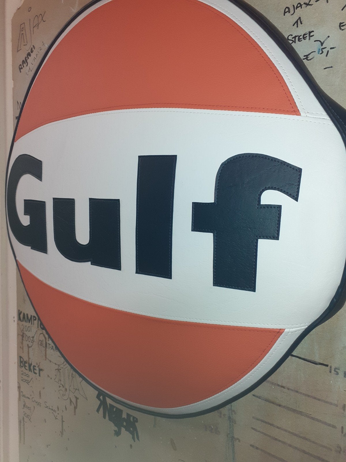 GULF wand decoratie, Ophalen, Zo goed als nieuw, Reclamebord