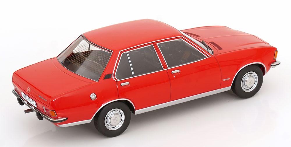 MCG 1:18 Opel Rekord D rood 1972, Hobby en Vrije tijd, Modelauto's | 1:18, Overige merken, MCG, -, Nieuw