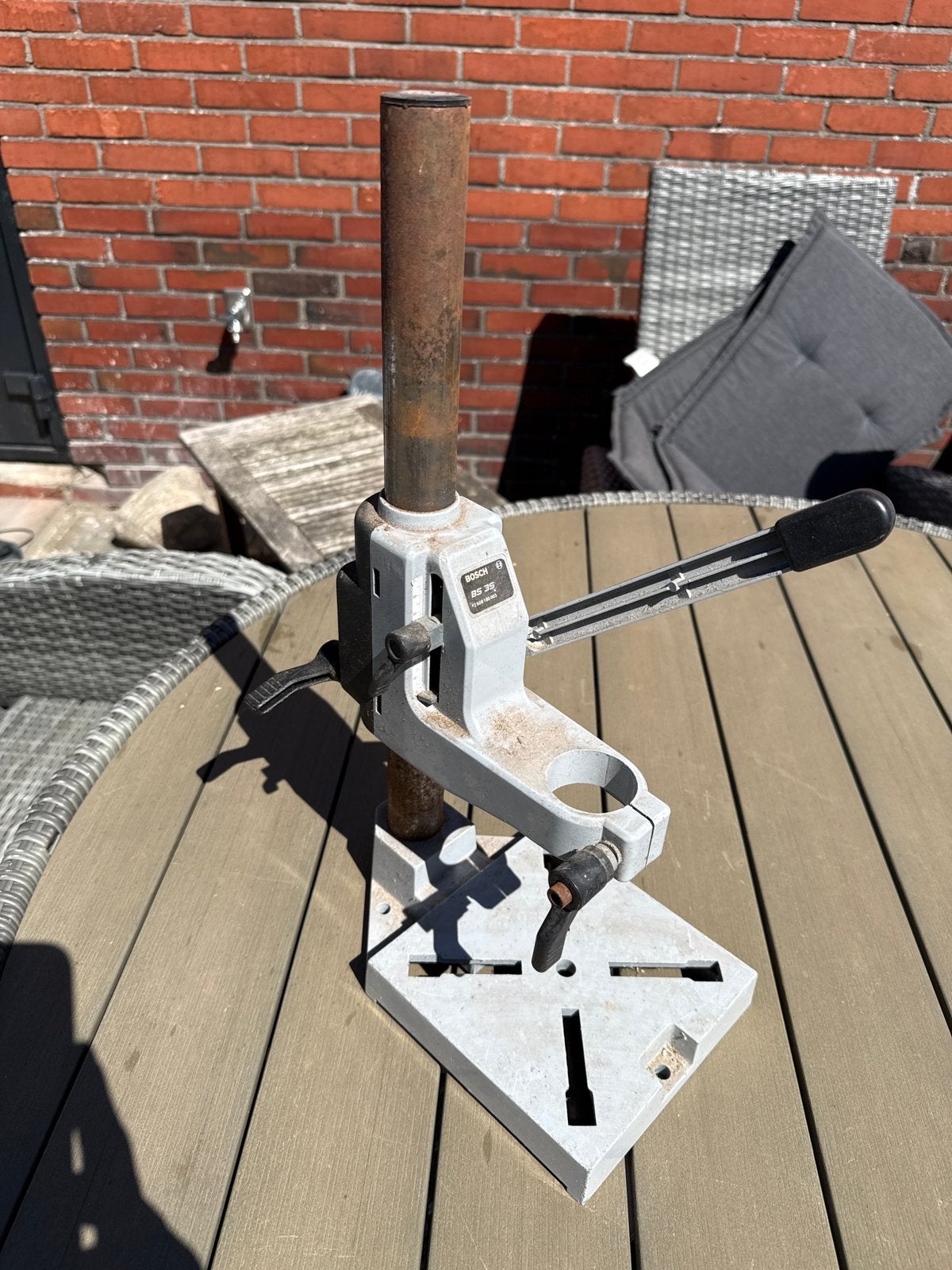 Bosch BS35 boorstandaard / boorstatief, Ophalen of Verzenden, Gebruikt, Kolomboormachine