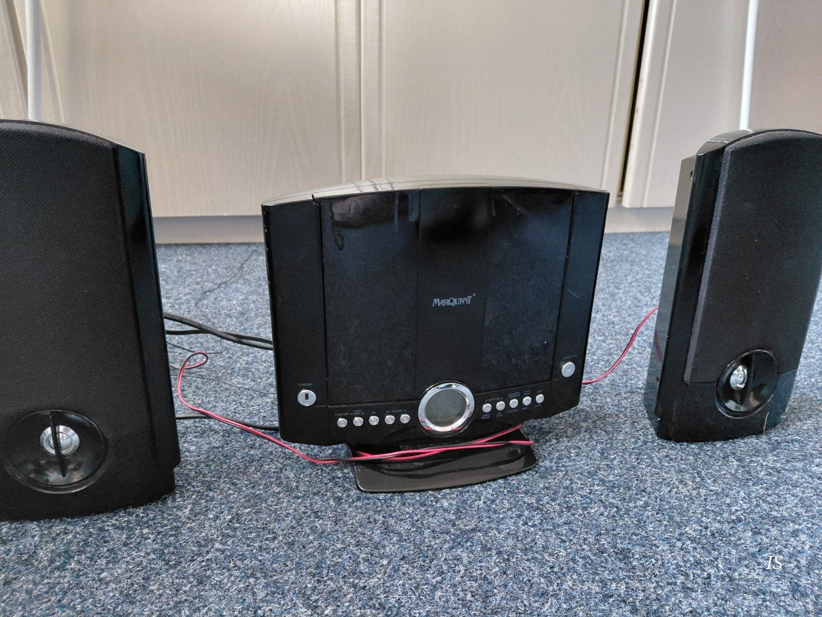 Marquant Radio CD-speler met 2 boxen, Audio, Tv en Foto, Gebruikt, Cd-speler, Microset, Ophalen