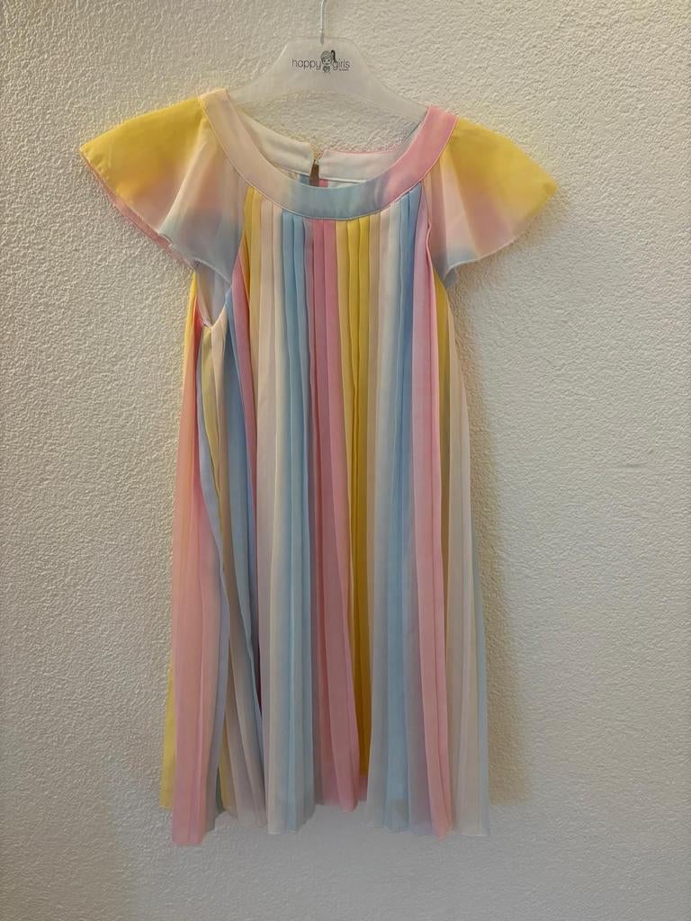 Happy Girls regenboog jurk maat 134, Ophalen of Verzenden, Zo goed als nieuw, Meisje, Jurk of Rok