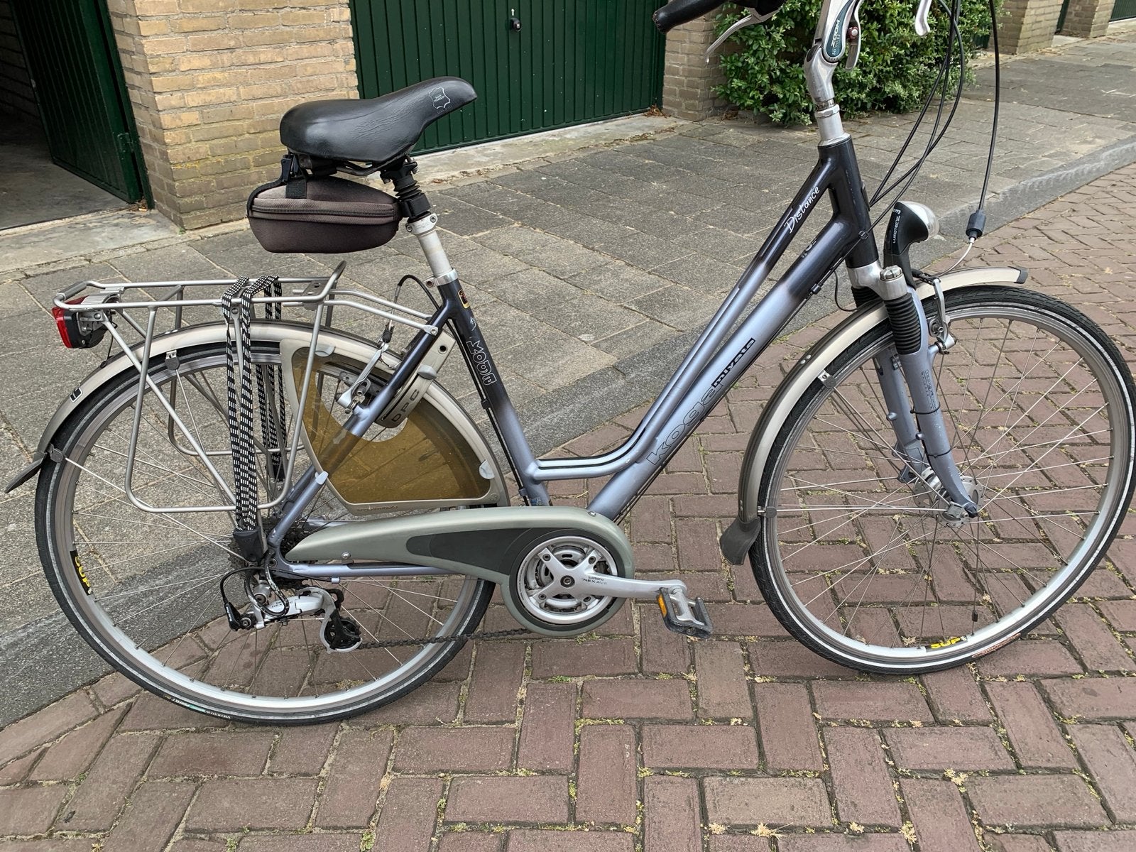 Koga Distance Lady damesfiets - Comfortabel en betrouwbaar, Gebruikt, Velgrem, Versnellingen, 50 tot 53 cm