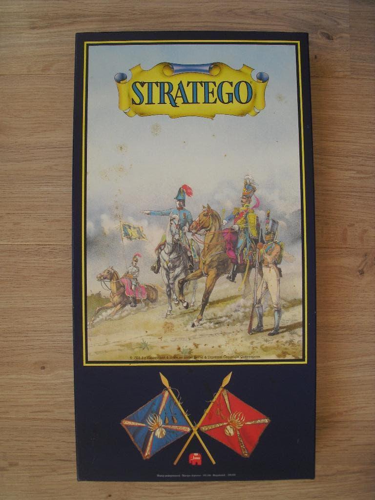 Stratego klassiek ronde pionnen jaren 90 inhoud als nieuw, Een of twee spelers, Ophalen of Verzenden, Zo goed als nieuw, Jumbo