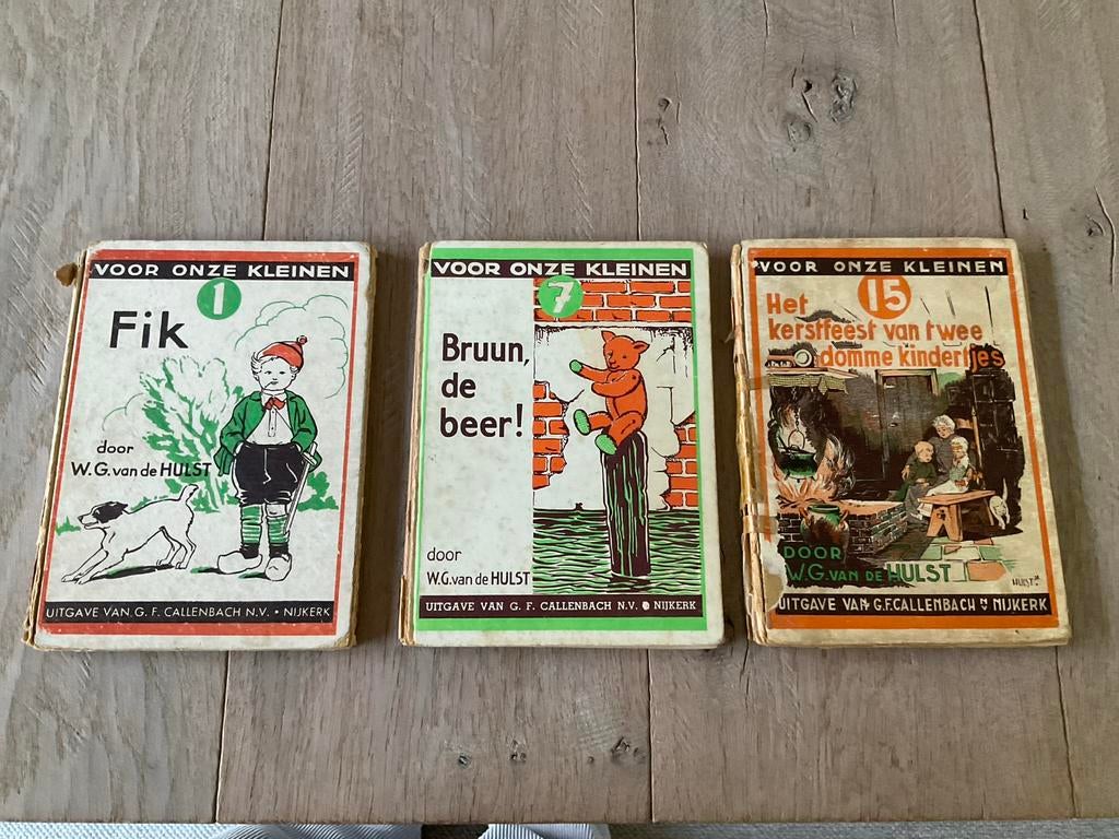 Vintage kinderboeken W.G. van de Hulst - Voor Onze Kleinen, Ophalen of Verzenden, Gelezen, Fictie algemeen