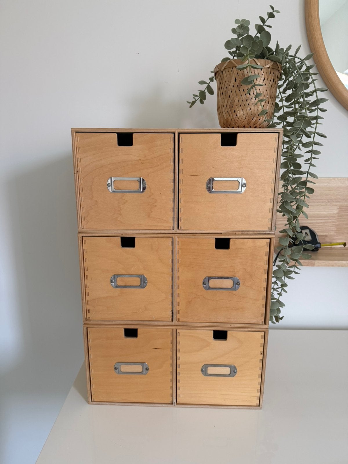 Vintage mini ladekastjes, Ophalen, Minder dan 50 cm, Scandinavisch, Zo goed als nieuw