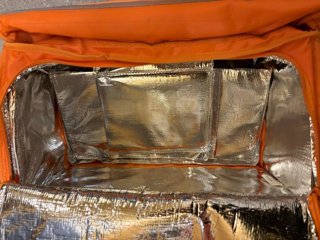 Kleding en tas - Zo goed als nieuw, Ophalen of Verzenden, Zo goed als nieuw, Maat 52/54 (L), Oranje